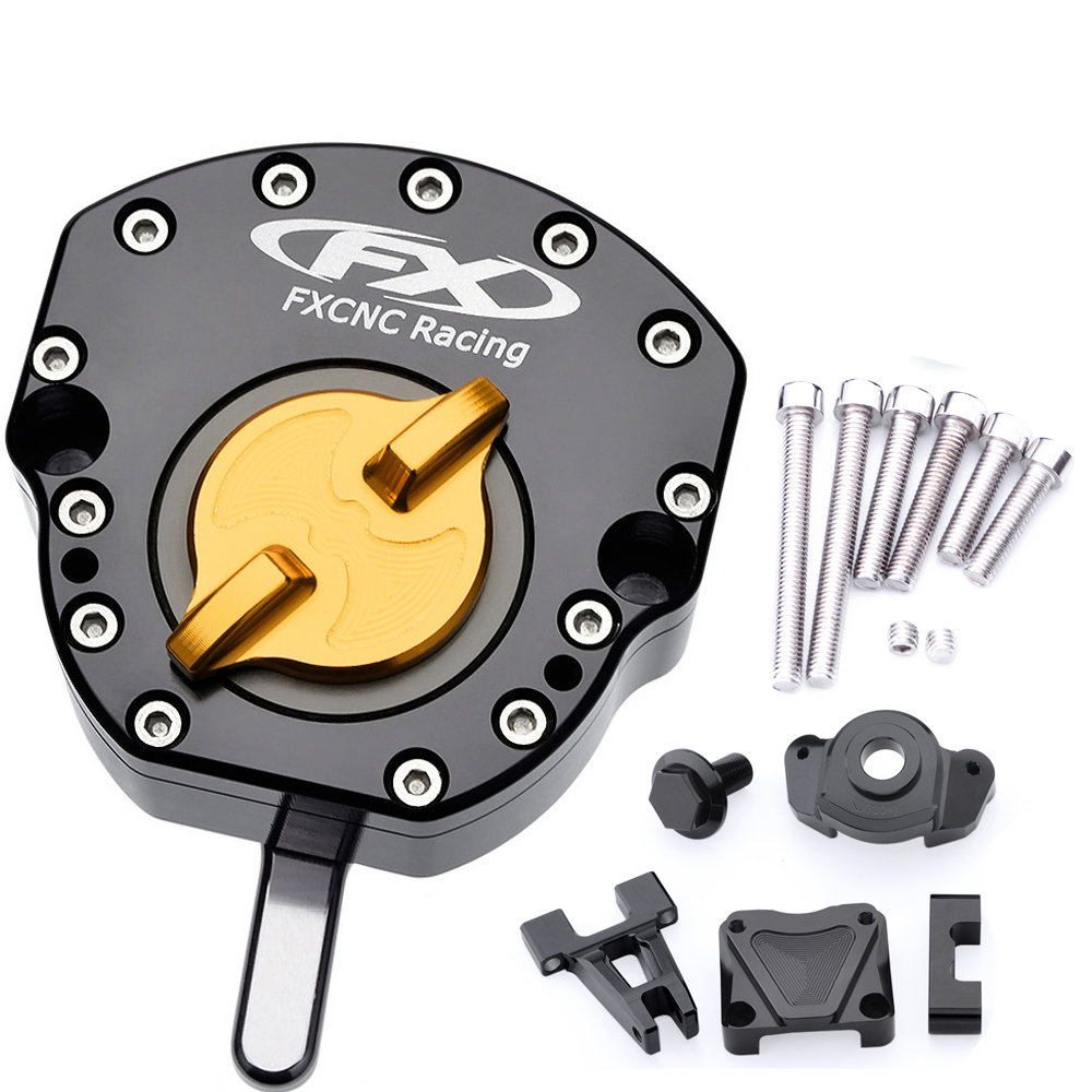 Steering Damper Stabilizer Kit Cnc - Kit de support de montage d'amortisseur
