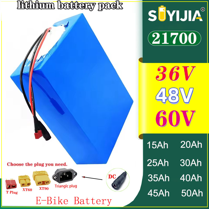 60V 30Ah 21700 Battery Pack - Batterie de vélo électrique 36V 48V
