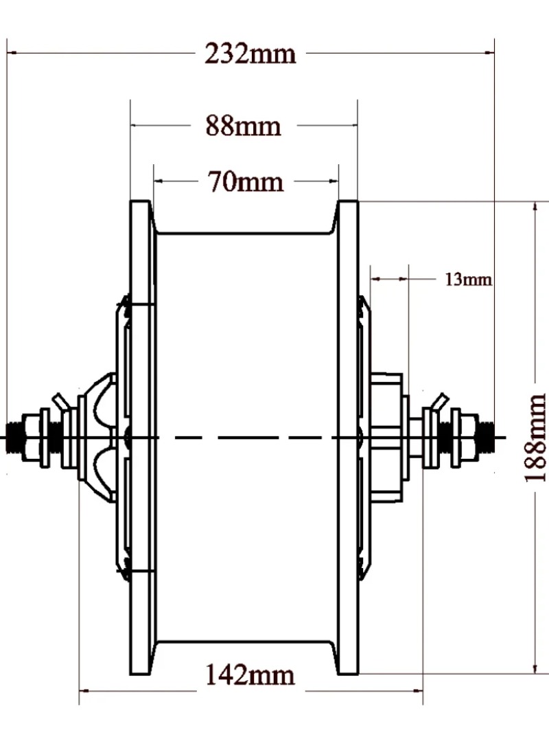 Moteur de roue sans balais et  - 60V 5000W Brushless Hub Motor avis et prix